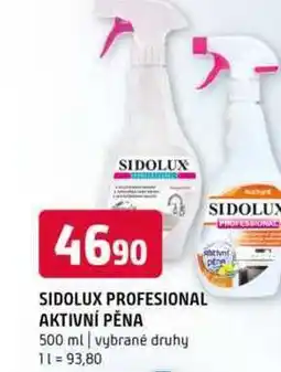 Terno Sidolux profesional aktivní pěna 500 ml vybrané druhy nabídka