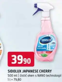 Terno Sidolux japanese cherry 500 ml čistič oken s NANO technologií nabídka