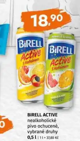 Terno Birell Active nealkoholické pivo ochucené, vybrané druhy 0,5l nabídka