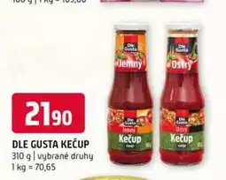 Terno Dle gusta kečup 310g nabídka