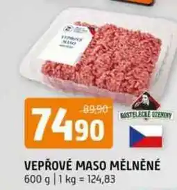 Mleté maso vepřové 600g