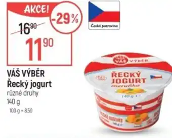 Globus VÁŠ VÝBĚR Řecký jogurt nabídka