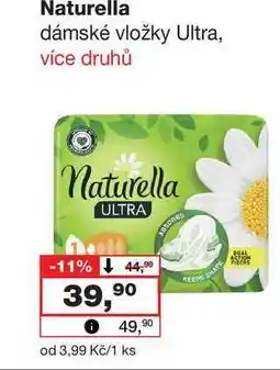 Barvy a laky drogerie Naturella dámské vložky Ultra, více druhů nabídka