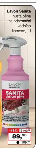 Barvy a laky drogerie Lavon Sanita hustá pěna na odstranění vodního kamene, 1l nabídka