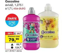 Barvy a laky drogerie Coccolino aviváž, 1,275 1 a 1,7l nabídka