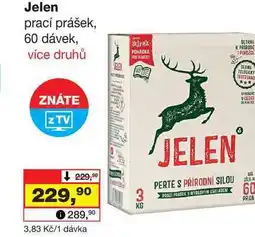 Barvy a laky drogerie Jelen prací prášek, 60 dávek nabídka