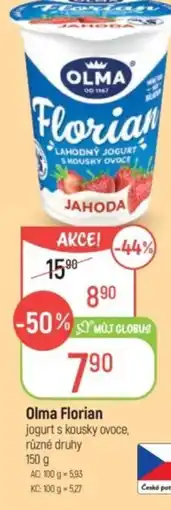 Globus Olma Florian jogurt s kousky ovoce nabídka