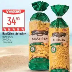 Globus Babiččiny těstoviny nabídka