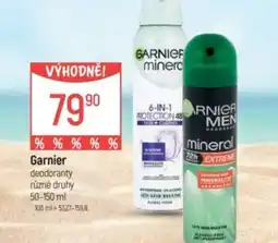 Globus Garnier deodoranty nabídka