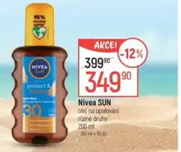 Globus Nivea SUN olej na opalování nabídka