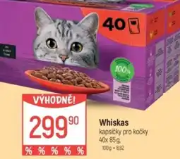 Globus Whiskas kapsičky pro kočky nabídka