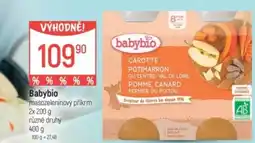 Globus Babybio masozeleninový příkrm nabídka