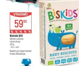 Globus Biskids BIO dětské sušenky nabídka