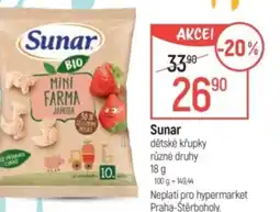 Globus Sunar dětské křupky nabídka
