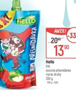 Globus Hello XXL ovocná přesnídávka nabídka