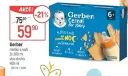 Globus Gerber mličko s kaši nabídka