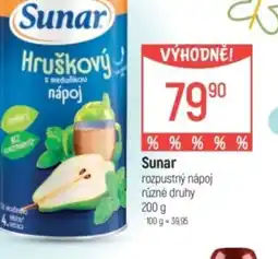 Globus Sunar rozpustný nápoj nabídka