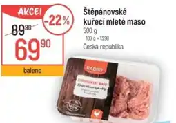 Globus Štěpánovské kuřecí mleté maso nabídka