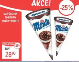 Globus Na všechny zmrzliny značky monte nabídka