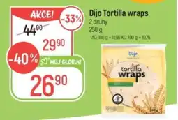 Globus Dijo Tortilla wraps nabídka