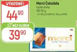 Globus Merci Čokoláda nabídka