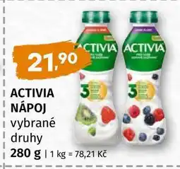 Terno ACTIVIA NÁPOJ vybrané druhy nabídka