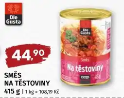 Terno Směs na těstoviny nabídka