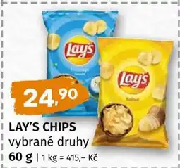 Terno LAY’S CHIPS vybrané druhy nabídka