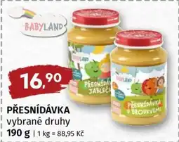 Terno PŘESNÍDÁVKA vybrané druhy nabídka