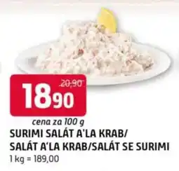 SURIMI SALÁT A'LA KRAB/SALÁT A'LA KRAB/SALÁT SE SURIMI