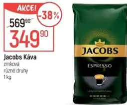 Globus Jacobs Káva zrnková nabídka