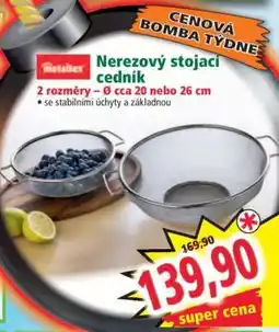 Norma Nerezový stojací cedník nabídka