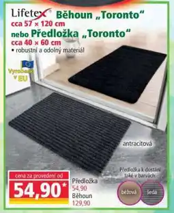 Norma Běhoun „Toronto“ nebo Předložka „Toronto“ nabídka