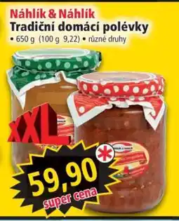 Norma Náhlík & Náhlík Tradiční domácí polévky nabídka