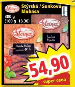 Norma Štýrská / Šunková klobása nabídka