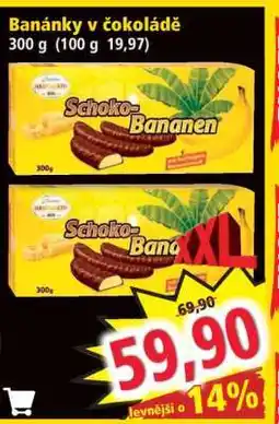 Norma Banánky v čokoládě nabídka
