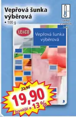 Norma Vepřová šunka výběrová nabídka