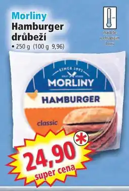 Norma Morliny Hamburger drůbeží nabídka