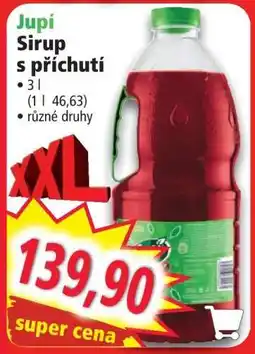 Norma Jupí Sirup s příchutí nabídka