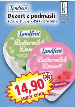 Norma Landfein Dezert z podmáslí nabídka