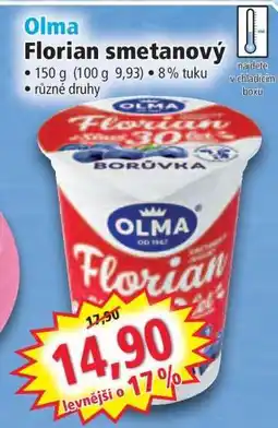 Norma Olma Florian smetanový nabídka