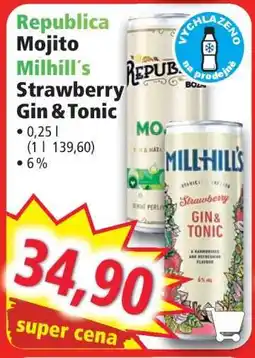 Norma Republica Mojito/Millhill's Strawberry Gin & Tonic nabídka