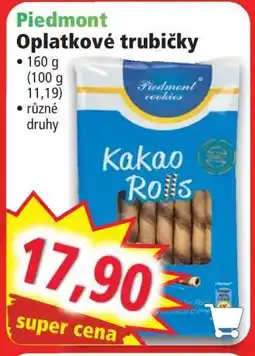 Norma Piedmont Oplatkové trubičky nabídka