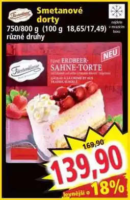 Norma Smetanové dorty nabídka