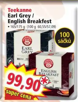 Norma Teekanne Earl Grey / English Breakfast nabídka