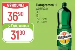 Globus Zlatopramen 11 světlý ležák PET nabídka