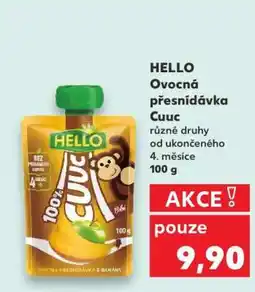 Kaufland HELLO Ovocná přesnídávka Cuuc nabídka