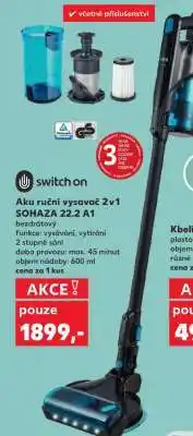 Kaufland Aku ruční vysavač 2v1 SOHAZA 22.2 A1 nabídka