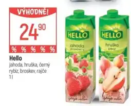 Globus Hello jahoda, hruška, černý rybiz, broskev, rajče nabídka