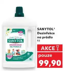 Kaufland Sanytol dezinfekce na prádlo 1l nabídka